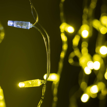 Светодиодная гирлянда ARD-EDGE-CLASSIC-2400x600-CLEAR-88LED-FLASH Gold (230V, 6W) (Ardecoled, IP65) 031186