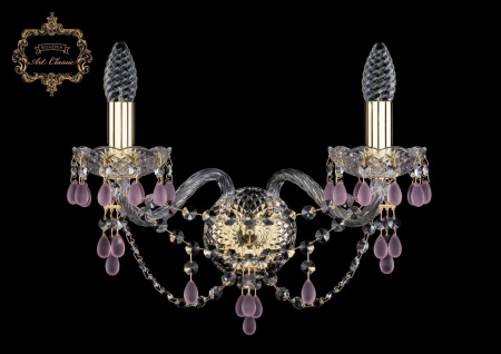 Хрустальное бра 10.24.2.165.Gd.V7010