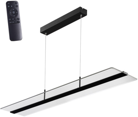 Светильник подвесной диммируемый со сменой цв.температуры, пульт ДУ (2.4G) в комплекте IP20 LED 50W ITER 358992 OVER