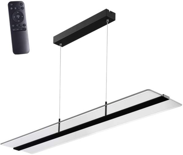 Светильник подвесной диммируемый со сменой цв.температуры, пульт ДУ (2.4G) в комплекте IP20 LED 50W ITER 358992 OVER
