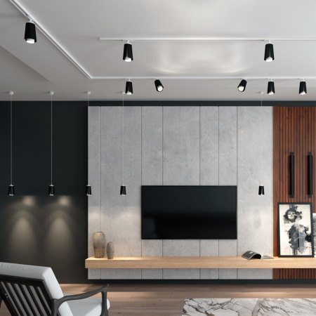 картинка Светильник трековый однофазный трехжильный Tulip 370836 от магазина BTSvet