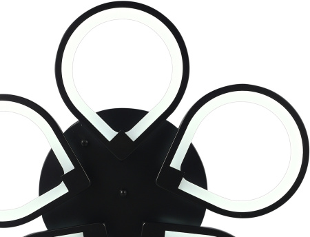 картинка Потолочная светодиодная люстра с пультом и управлением смартфоном 120W Singl INNOVATION STYLE 83042 BLACK от магазина BTSvet