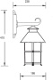 картинка Настенный фонарь уличный CAIOR 1 81502 Gb от магазина BTSvet