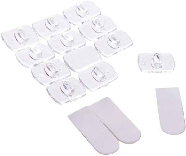 Крючки для монтажа гирлянд (набор из 20 шт.) UCC-Y11 CLEAR 020 POLYBAG
