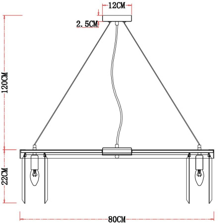 картинка Подвесная люстра хрустальная Secunda A1003LM-12CC от магазина BTSvet