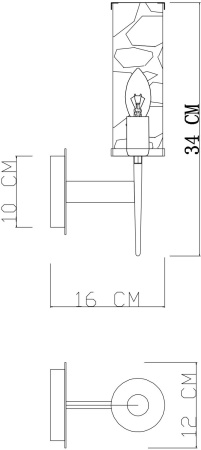 картинка Бра Sham 4505/17 AP-1 от магазина BTSvet