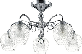 Люстра с подвесками из хрусталя Nora  FR2663-PL-05-CH