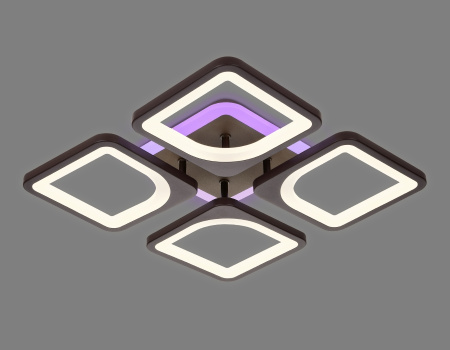 картинка Потолочная люстра светодиодная с пультом регулировкой яркости и цветовой температуры ночным режимом Acrylica Original FA442 от магазина BTSvet