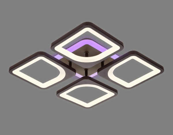 картинка Потолочная люстра светодиодная с пультом регулировкой яркости и цветовой температуры ночным режимом Acrylica Original FA442 от магазина BTSvet