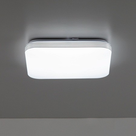 картинка Потолочный светильник светодиодный с пультом и диммером регулировкой цветовой температуры Симпла CL714K330G RGB от магазина BTSvet