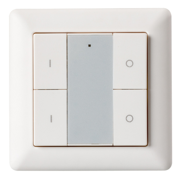 картинка Панель Knob SR-2853K4-RF-UP White (3V, DIM, 2 зоны) (Arlight, IP20 Пластик, 3 года) 021459 от магазина BTSvet