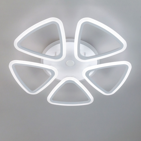 картинка Потолочная люстра светодиодная с управлением голосом и смартфоном с пультом регулировкой цветовой температуры и яркости Мальта Смарт CL234A250E RGB от магазина BTSvet