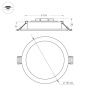 картинка Светильник встраиваемый LED DL-BL180-18W Day White (Arlight, IP40 Металл, 3 года) 021440 от магазина BTSvet