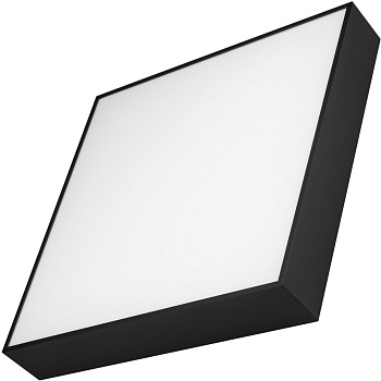 Потолочный светильник LED прямоугольный SP-QUADRO-S400x400-40W Day4000 (BK, 120 deg, 230V) (Arlight, IP40 Металл, 3 года) 034795