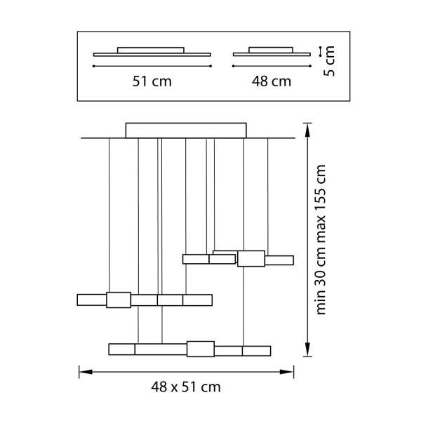 картинка Подвесной светодиодный светильник FAVO 750224 от магазина BTSvet