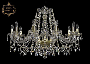 Хрустальная подвесная люстра 11.25.10.300.Gd.Sp