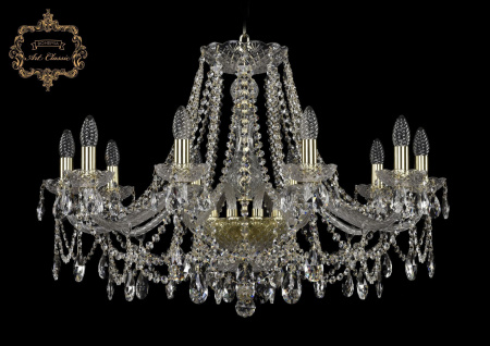 Хрустальная подвесная люстра 11.25.10.300.Gd.Sp