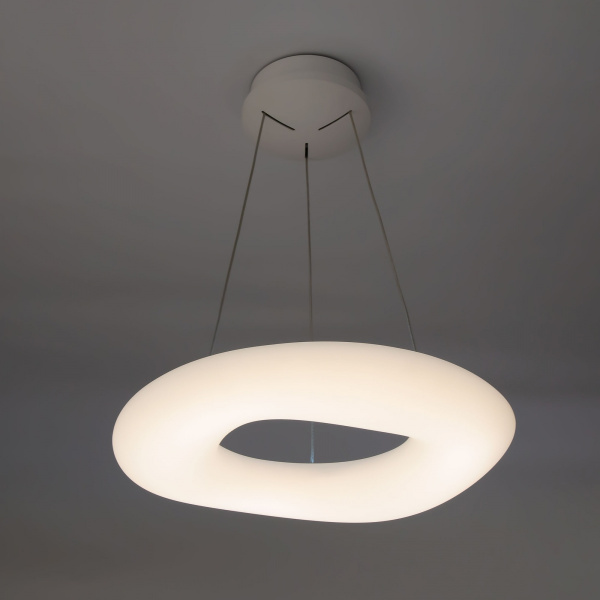 картинка Подвесная люстра светодиодная с пультом и управлением смартфоном регулировкой цветовой температуры и яркости RGB Стратус Смарт CL732A520GS от магазина BTSvet