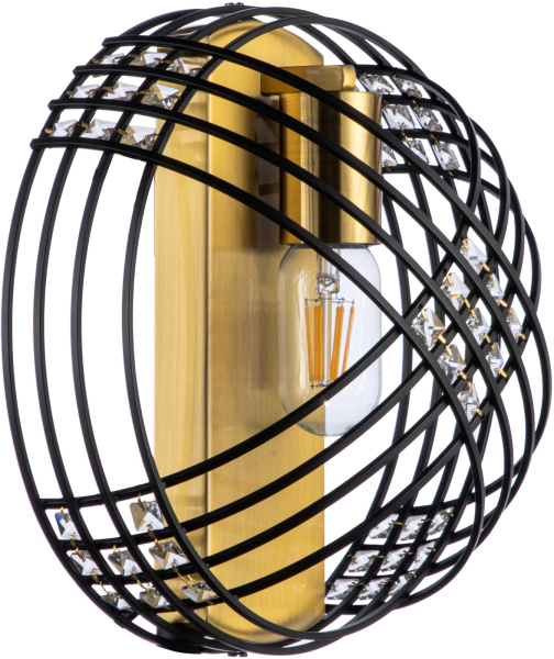 картинка Настенный светильник Fresco V000105 (10001/1W Black) от магазина BTSvet