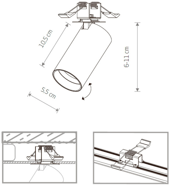 картинка Спот Nowodvorski Mono Surface 7827 от магазина BTSvet