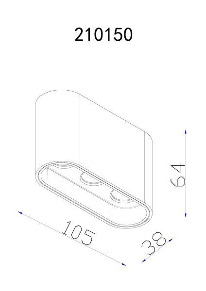 картинка Накладной светильник светодиодный Tugha 55007-7W от магазина BTSvet