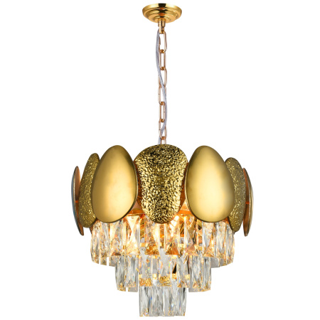 Подвесная люстра хрустальная CHIC 81437/6C GOLD