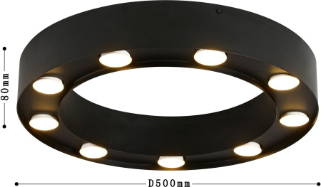 картинка Потолочный светильник светодиодный Attica 3007-9U от магазина BTSvet