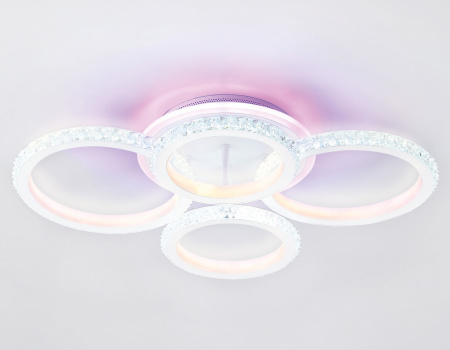 картинка Потолочная люстра светодиодная с RGB подсветкой и пультом Original FA9524 от магазина BTSvet