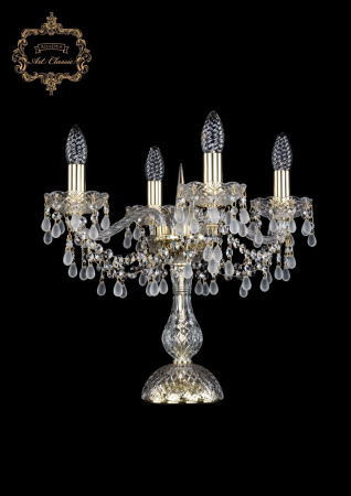 Хрустальная настольная лампа 12.24.4.141-37.Gd.V0300