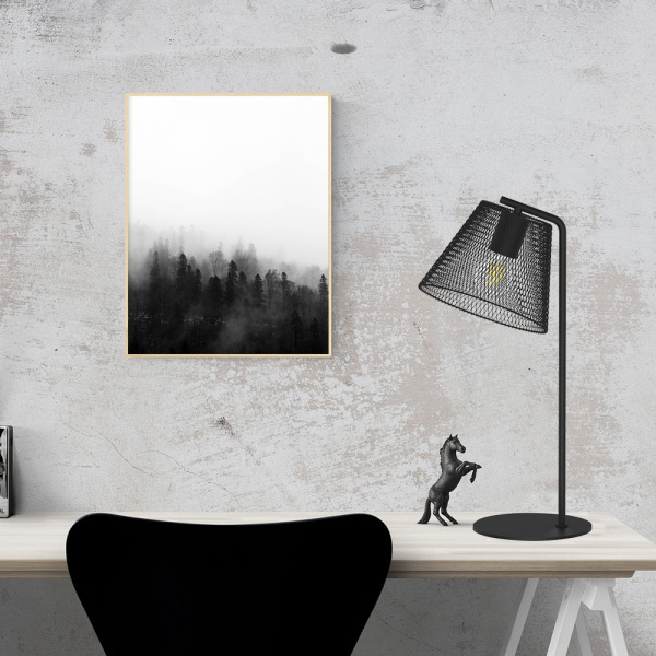 картинка Интерьерная настольная лампа Grid H652-0 от магазина BTSvet