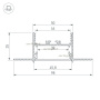 картинка Профиль SL-LINIA45-FANTOM-2000 ANOD (Arlight, Алюминий) 027160 от магазина BTSvet