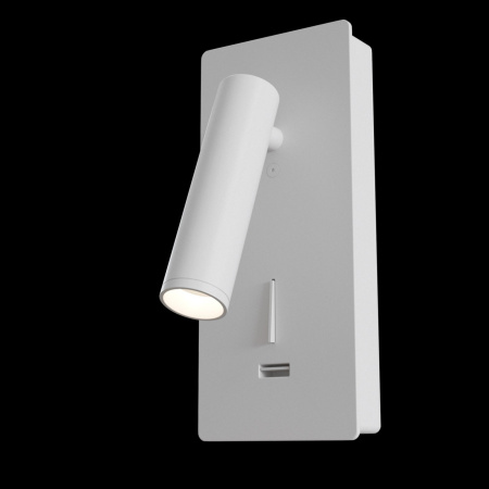 картинка Бра для чтения светодиодное с выключателем и USB-портом Mirax C041WL-L3W3K от магазина BTSvet