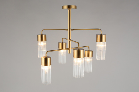 картинка Люстра потолочная на штанге Cesana OML-67107-06 от магазина BTSvet