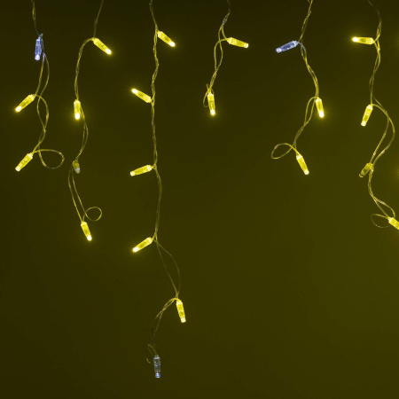 картинка Светодиодная гирлянда ARD-EDGE-CLASSIC-2400x600-CLEAR-88LED-FLASH Gold (230V, 6W) (Ardecoled, IP65) 031186 от магазина BTSvet