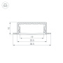 картинка Профиль ARH-WIDE-F-H10-2000 ANOD (Arlight, Алюминий) 016186 от магазина BTSvet