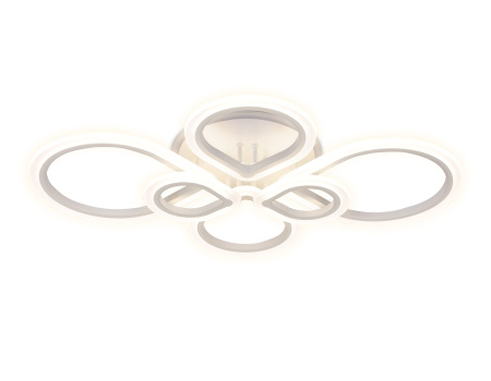 картинка Потолочная люстра светодиодная с пультом, регулировкой яркости, цветовой температуры и ночным режимом Acrylica FA522 от магазина BTSvet