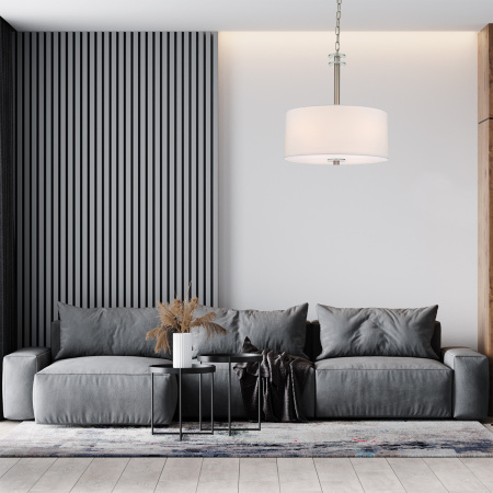 картинка Подвесная люстра Novella 641/4PL E27*60W Satin nickel от магазина BTSvet