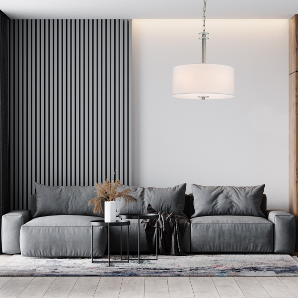 картинка Подвесная люстра Novella 641/4PL E27*60W Satin nickel от магазина BTSvet