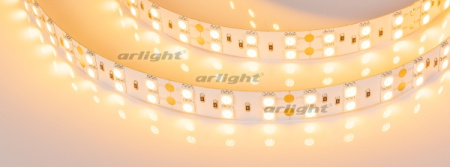 картинка Светодиодная лента RT 2-5000 24V Yellow 2x2 (5060, 600 LED, LUX) (Arlight, 28.8 Вт/м, IP20) 011263 от магазина BTSvet