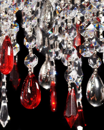 картинка Подвесная люстра хрустальная Santosa LDP 7051-4 CHR от магазина BTSvet