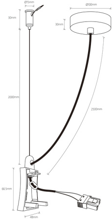 картинка Подвесной комплект Hanok 7557 от магазина BTSvet