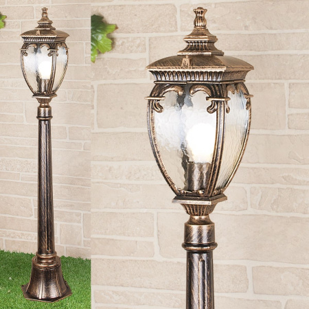 картинка Наземный фонарь уличный Andromeda F (GLYF-8024F) черное золото от магазина BTSvet