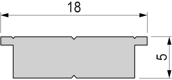 картинка Профиль для светодиодной ленты T-01-15 970764 от магазина BTSvet