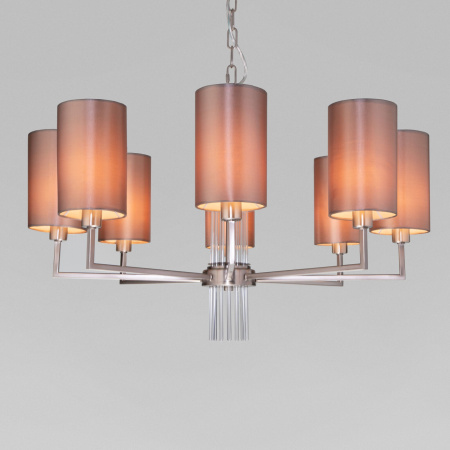 картинка Подвесная люстра Soffio 60134/8 никель от магазина BTSvet