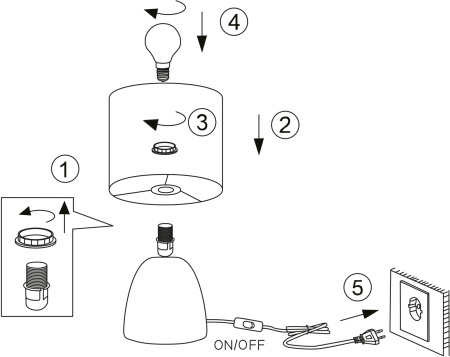 картинка Настольная лампа Rivoli Nadine 7047-503 от магазина BTSvet