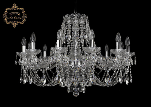 Хрустальная подвесная люстра 11.21.12.300.Cr.Sp