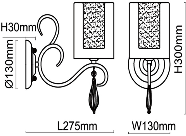 картинка Бра Эллегия 303022601 от магазина BTSvet