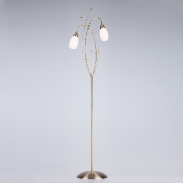 Торшер 22080/2F античная бронза