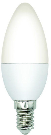 Лампочка светодиодная LED-C37-5W/3000K/E14/FR/SLS