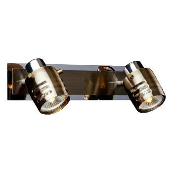 Спот 23463/2 хром/античная бронза